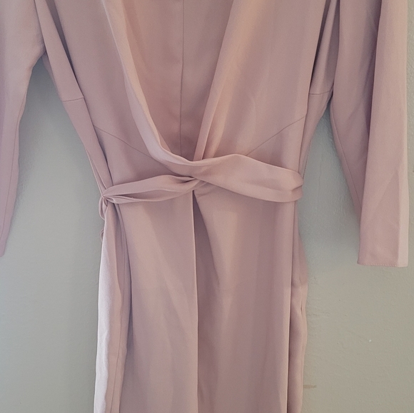 ASOS stunning dusty pink wiggle style sheath dress size 10 - Picture 6 of 8